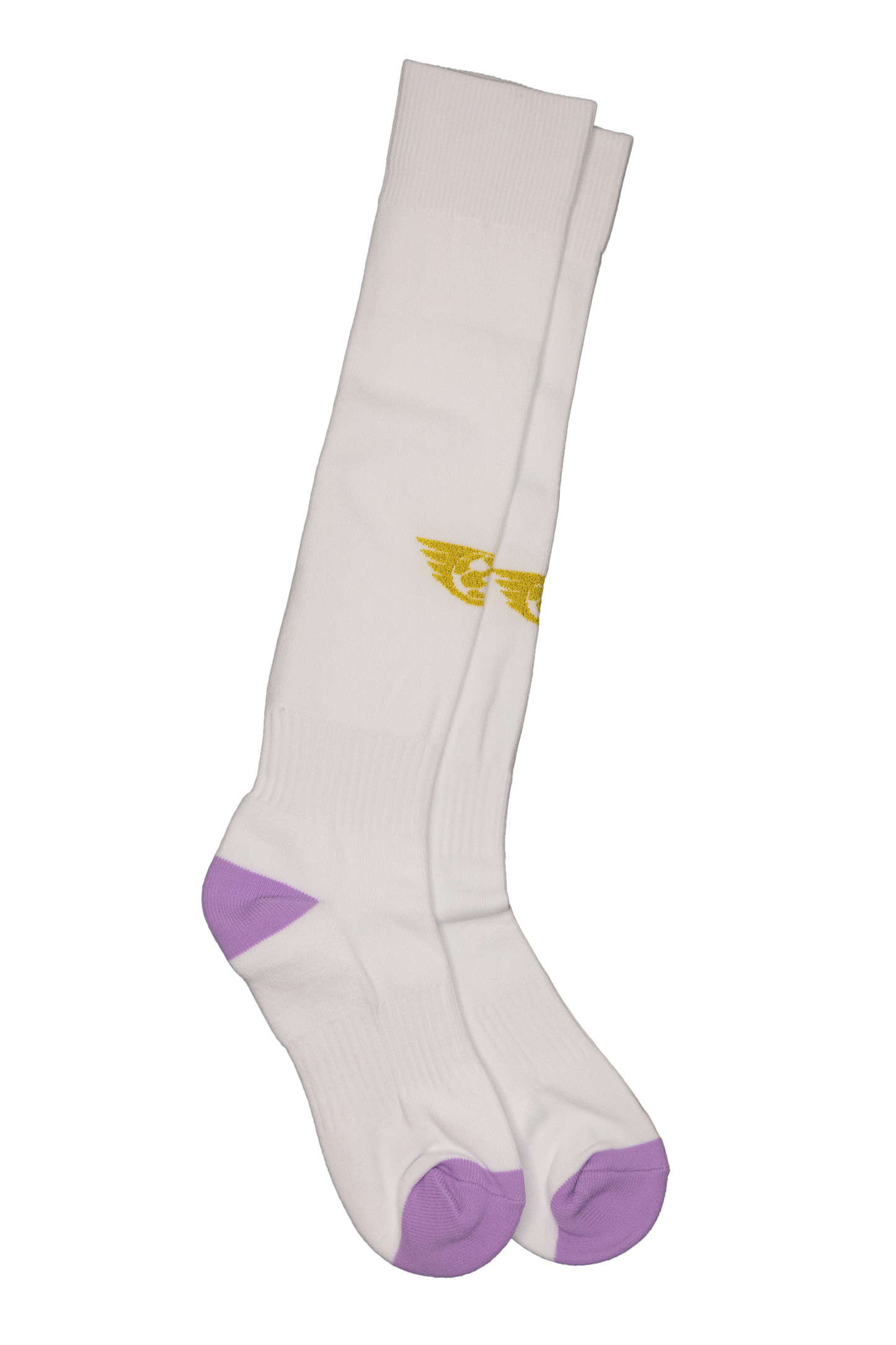 white soccer socks