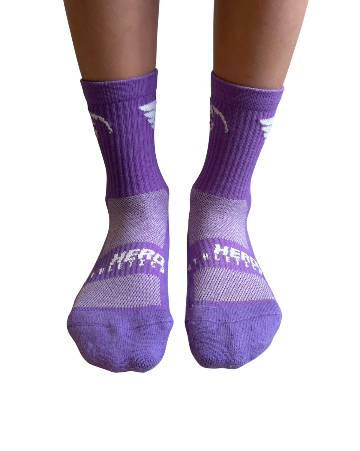 Purple Grip Socks
