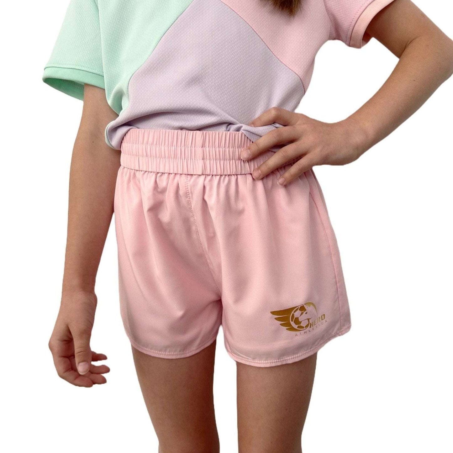 Pink Soccer Shorts