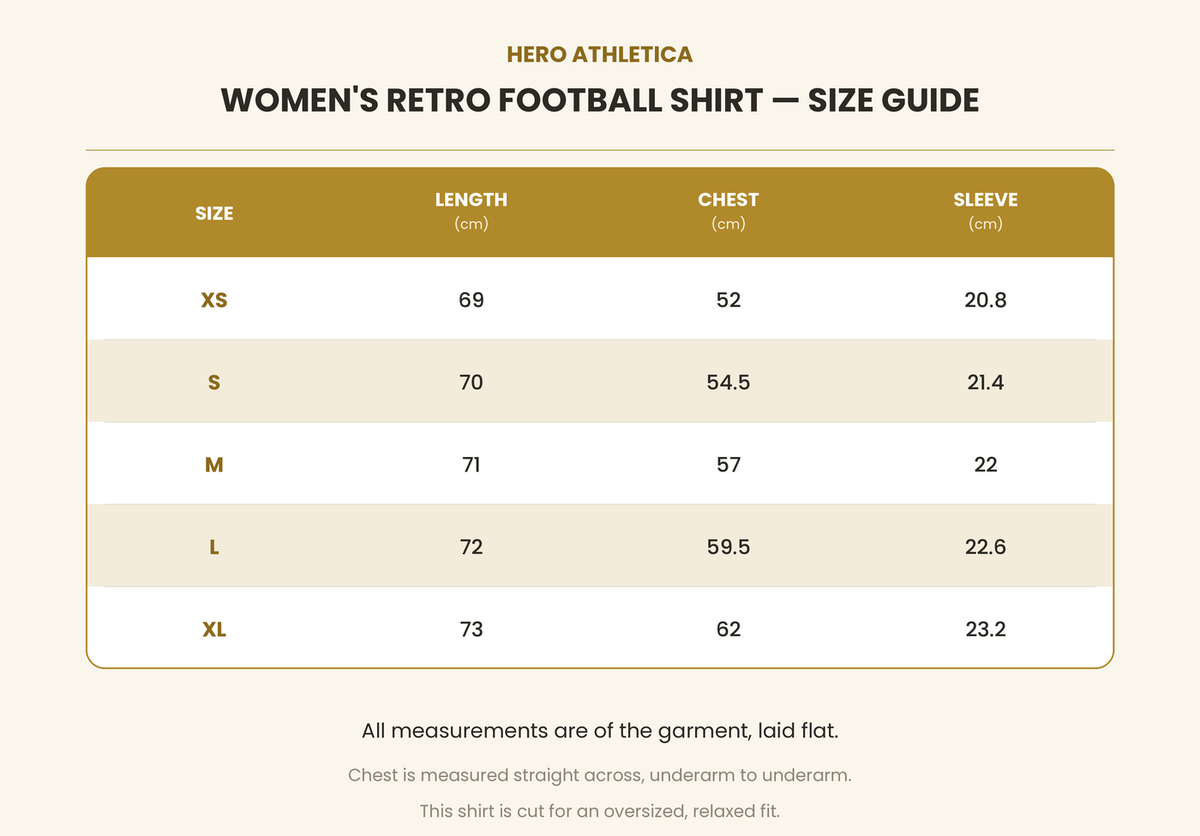 Women's Vintage Retro Football Shirt