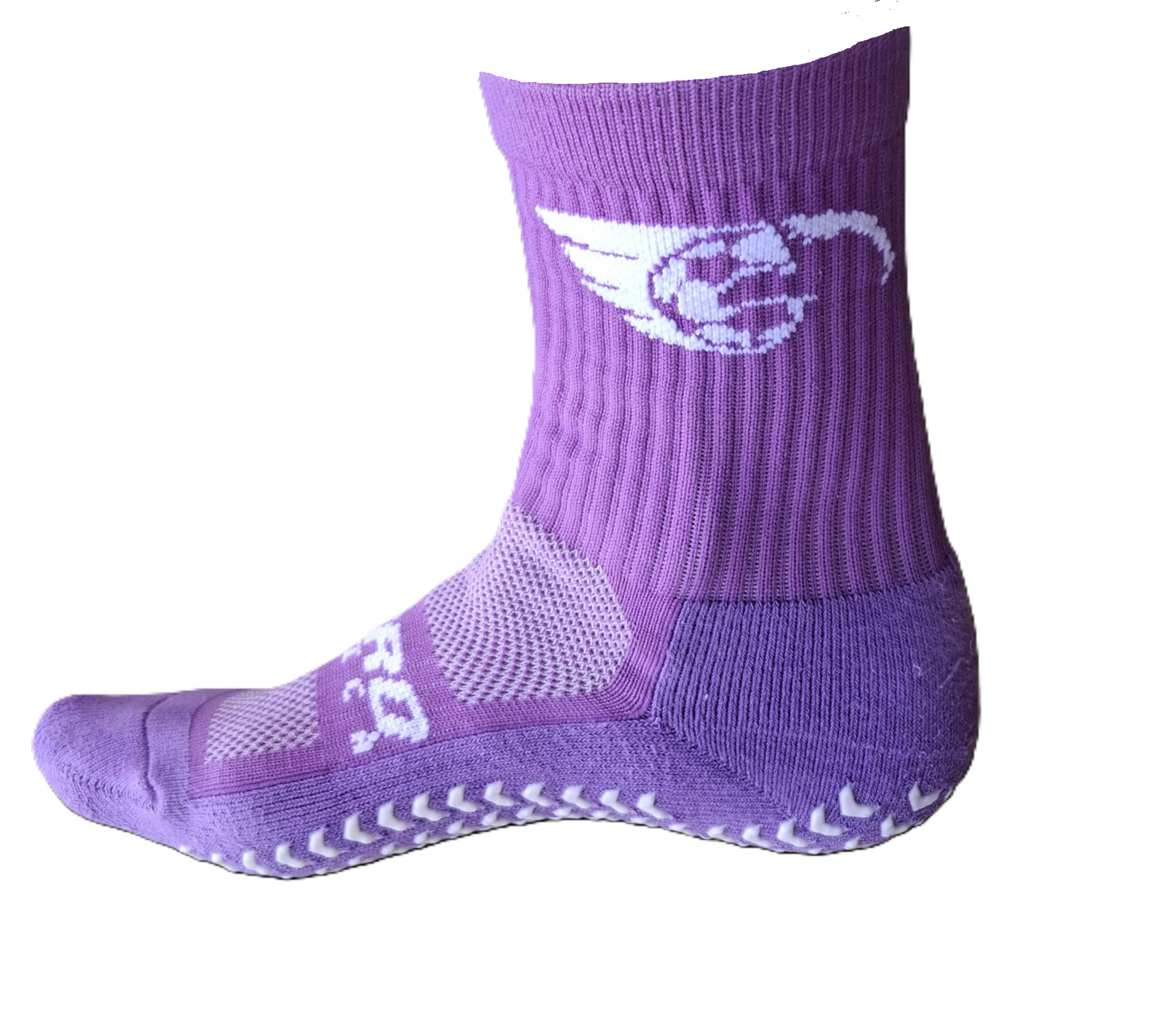 Purple Grip Socks