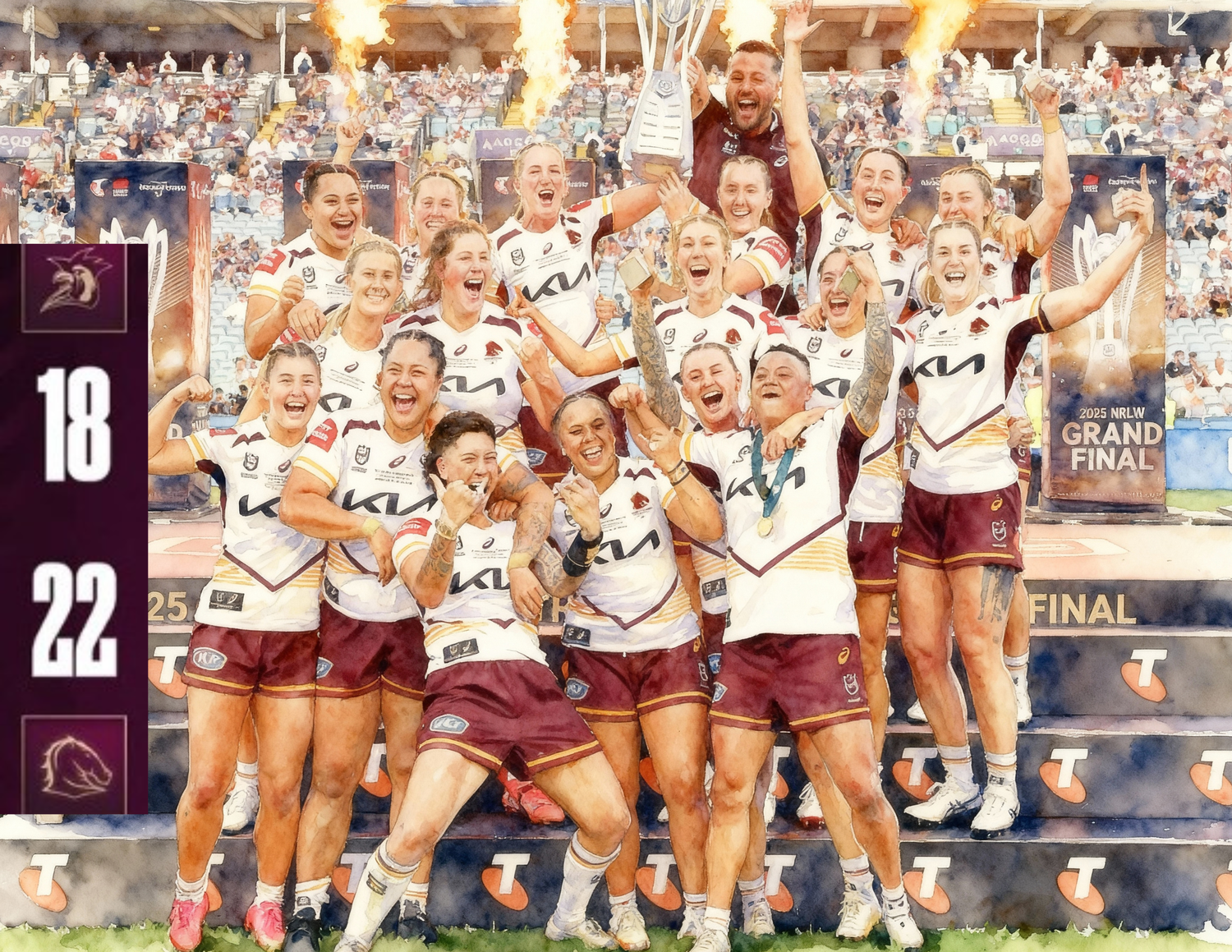 Broncos Hold On in Heart-Stopping NRLW Grand Final!