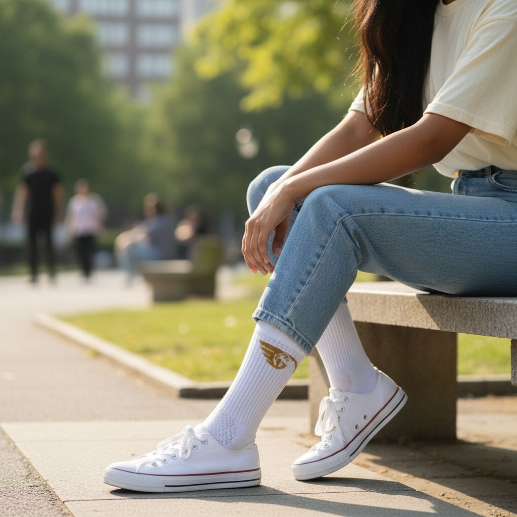 White Grip Socks