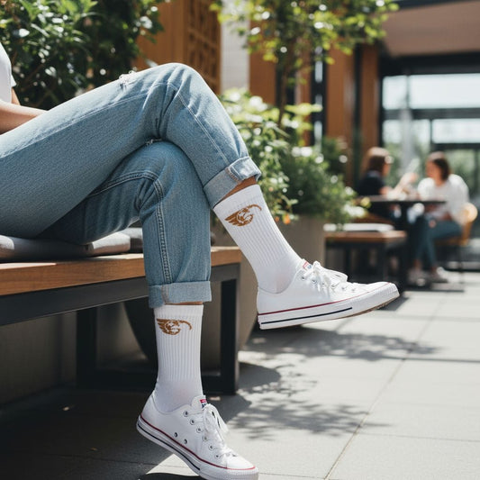 White Grip Socks