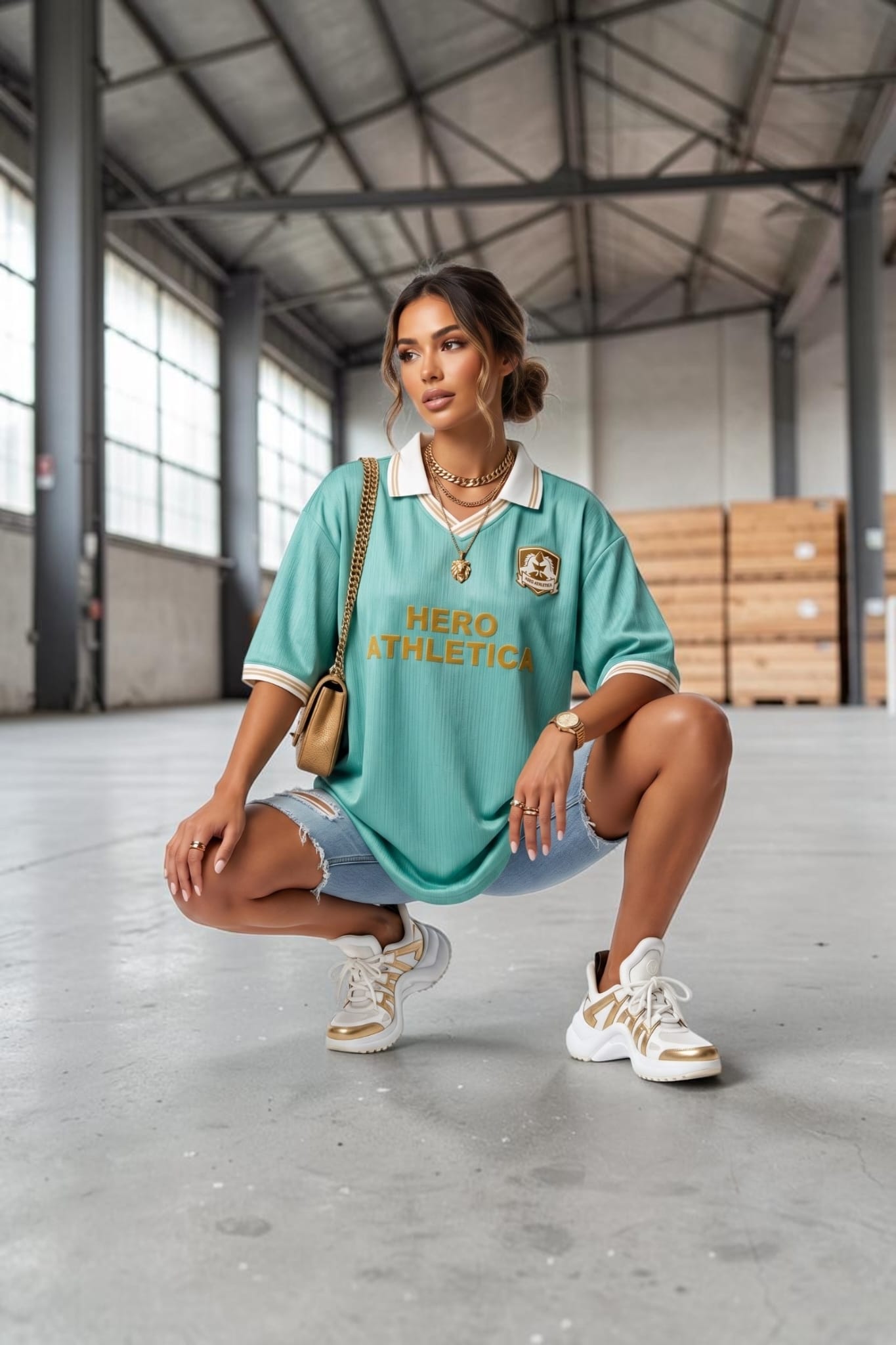 Women's Retro Football Shirt