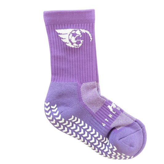 Purple Grip Socks